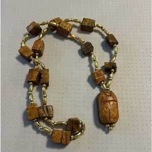 Scarab egypti beetle scarab necklace